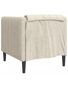 Poltrona Crema in Tessuto