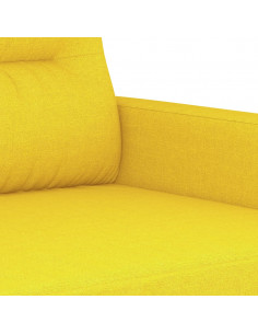 Poltrona Giallo Chiaro 60 cm in Tessuto