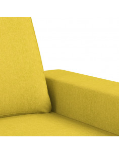 Poltrona Giallo Chiaro 60 cm in Tessuto