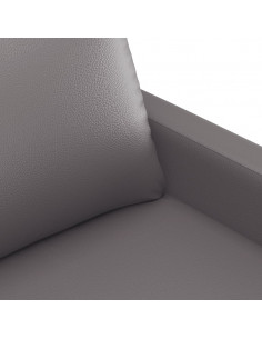 Poltrona Grigia 60 cm in Similpelle