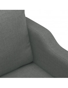 Poltrona Grigio Scuro 60 cm in Tessuto