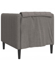 Poltrona Grigio Talpa in Tessuto