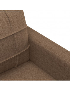 Poltrona Marrone 60 cm in Tessuto