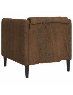 Poltrona Marrone in Tessuto