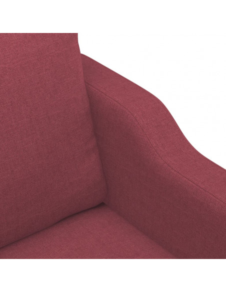 Poltrona Rosso Vino 60 cm in Tessuto