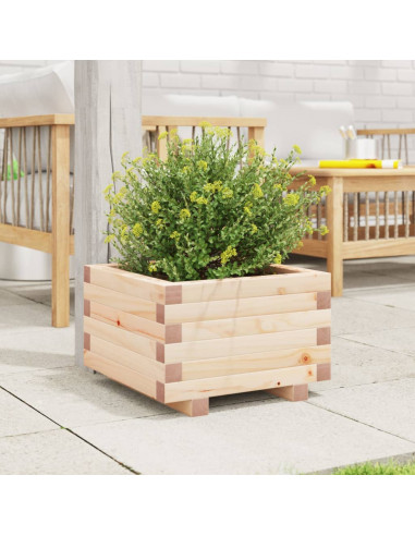 Fioriera da Giardino 40x40x26,5 cm in Legno Massello di Pino