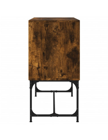 Credenza Rovere Fumo 100x40x79,5 cm in Legno Multistrato