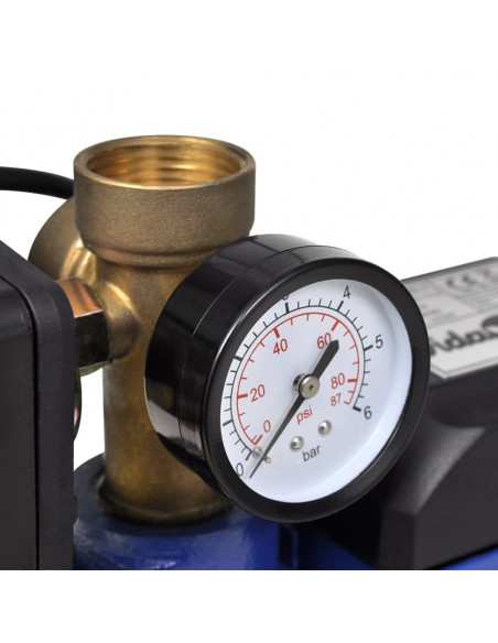 Pompa a Getto con Manometro 1300 W 5100 L/h Blu