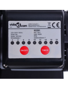 Pompa con Filtro a Sabbia con Timer 450 W 25 L