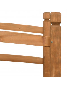 Ponte da Giardino 140x60x60 cm in Legno Massello di Abete