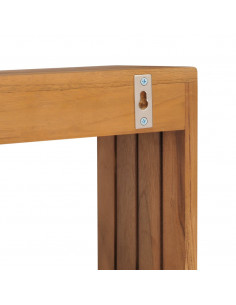 Porta Asciugamani a Parete 35x20x35 cm in Massello di Teak