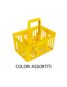 Porta bottiglie Stefanplast 42217 Cestello 6 Posti Rosso