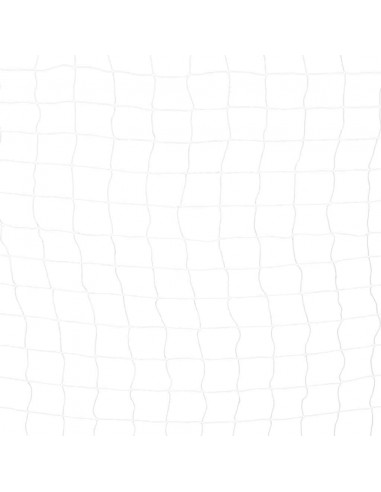 Porta da Calcio 300x200x90 cm in Metallo Bianco e Nero