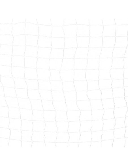 Porta da Calcio 300x200x90 cm in Metallo Bianco e Nero