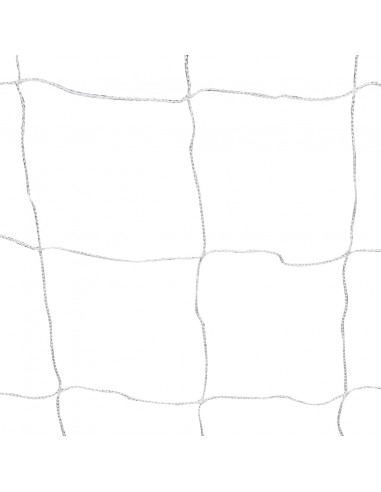 Porta da Calcio con Rete 182x61x122 cm in Acciaio Bianca