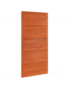 Porta del Granaio Marrone 100x208 cm in Legno Massello di Pino