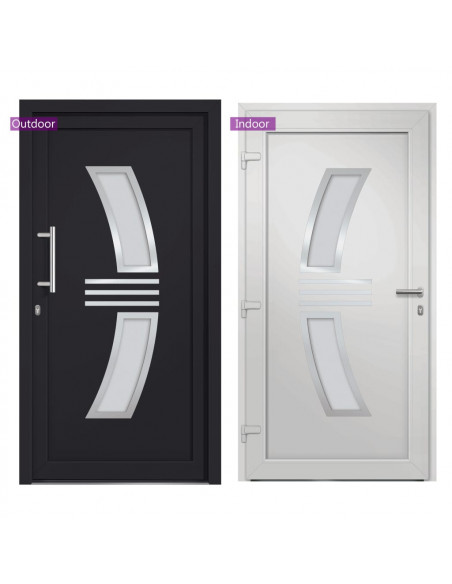 Porta di Ingresso Antracite 108x200 cm