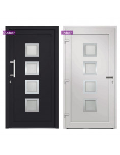 Porta di Ingresso Antracite 108x200 cm