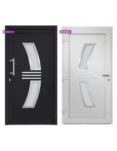 Porta di Ingresso Antracite 108x208 cm