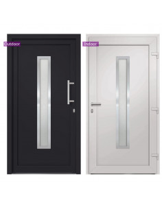 Porta di Ingresso Antracite 88x200 cm