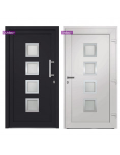 Porta di Ingresso Antracite 88x200 cm