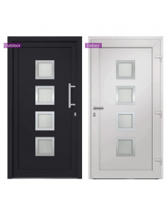 Porta di Ingresso Antracite 98x208 cm