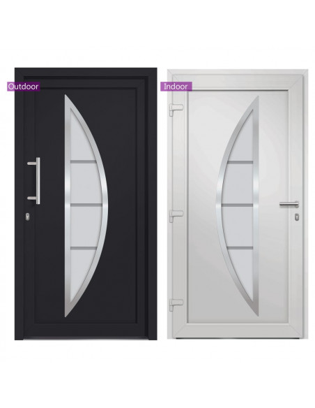 Porta di Ingresso Antracite 98x208 cm