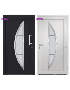 Porta di Ingresso Antracite 98x208 cm