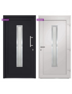 Porta di Ingresso Antracite 98x208 cm