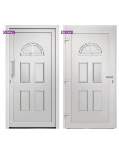 Porta di Ingresso Bianca 110x210 cm