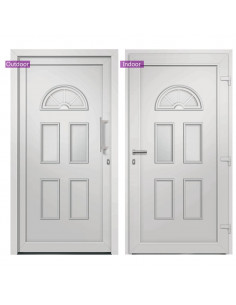 Porta di Ingresso Bianca 110x210 cm