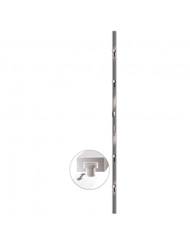 Porta Ingresso Antracite 108x200 cm in PVC