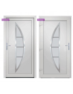 Porta Ingresso Bianca 108x208 cm in PVC