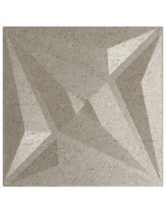 Pannelli Murali 12 pz Beton 50x50 cm XPS 3 m² Stella 2