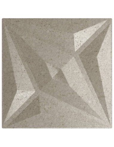 Pannelli Murali 12 pz Beton 50x50 cm XPS 3 m² Stella