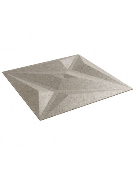 Pannelli Murali 12 pz Beton 50x50 cm XPS 3 m² Stella