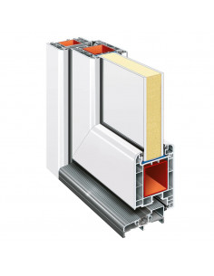 Porta Ingresso Bianca 98x208 cm in PVC