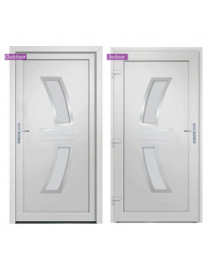 Porta Ingresso Bianca 98x208 cm in PVC