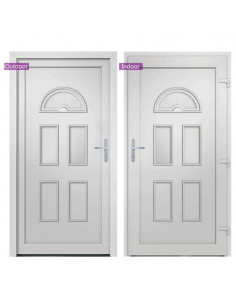 Porta Ingresso Bianca 98x208 cm in PVC