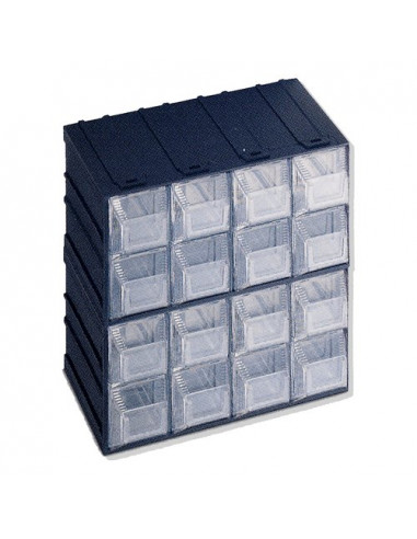 Porta minuteria Terry 1000015 VISION BLOK N 12 Nero e Trasparente