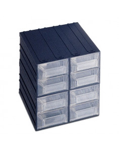 Porta minuteria Terry 1000018 VISION BLOK N 15 Nero e Trasparente