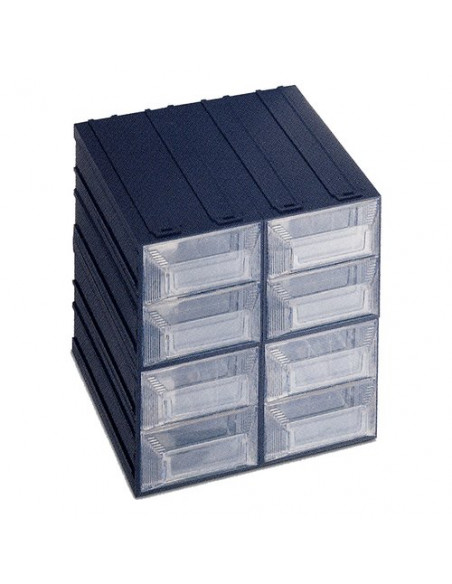 Porta minuteria Terry 1000018 VISION BLOK N 15 Nero e Trasparente