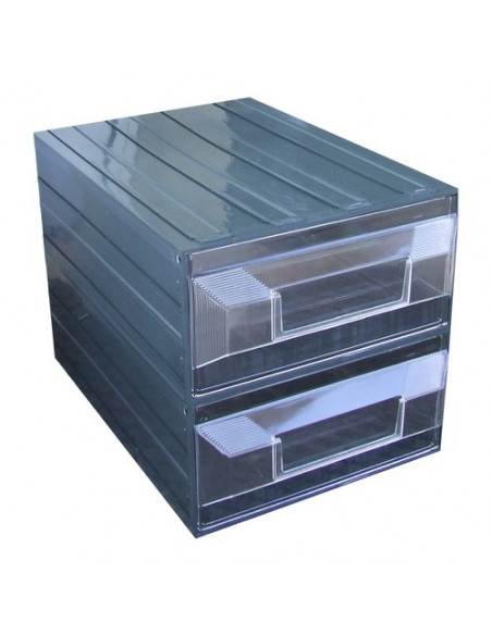 Porta minuteria Terry 1000024 VISION BLOK N 19 Nero e Trasparente
