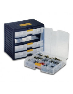 Porta minuteria Terry 1002299 43002 Nero e Trasparente