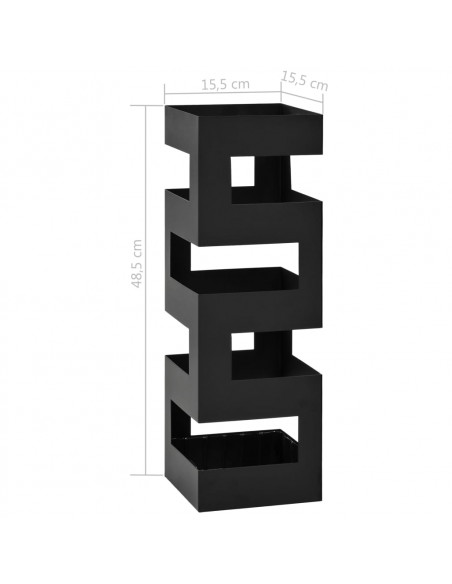 Porta Ombrelli Tetris in Acciaio Nero