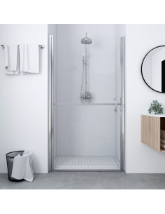 Porta per Doccia in Vetro Temperato 91x195 cm