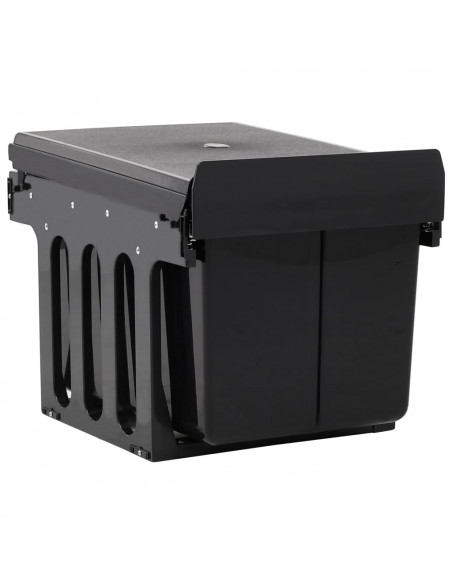 Cestino Estraibile per Mobile Cucina Chiusura Ammortizzata 48 L