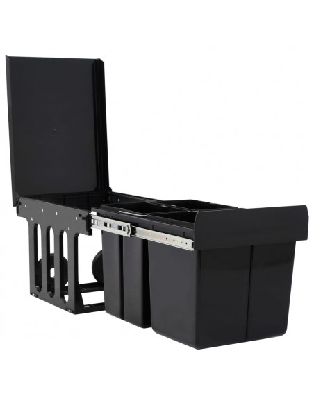 Cestino Estraibile per Mobile Cucina Chiusura Ammortizzata 48 L