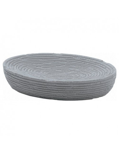 Porta sapone appoggio Gedy GM11 08 GEMINI Grigio rigato
