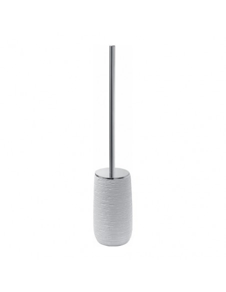 Porta scopino WC Gedy GM33 02 GEMINI Bianco e Cromo